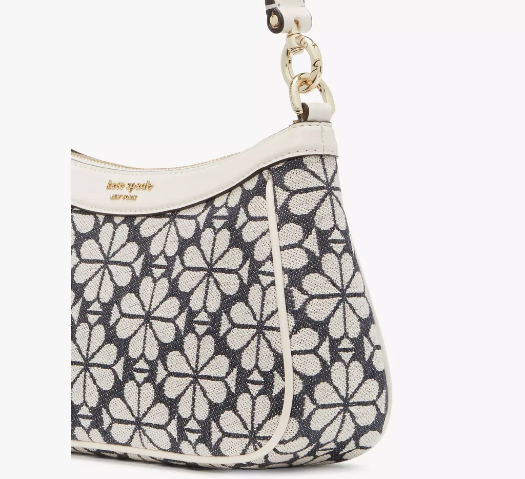 Floral Jacquard Crossbody Bag