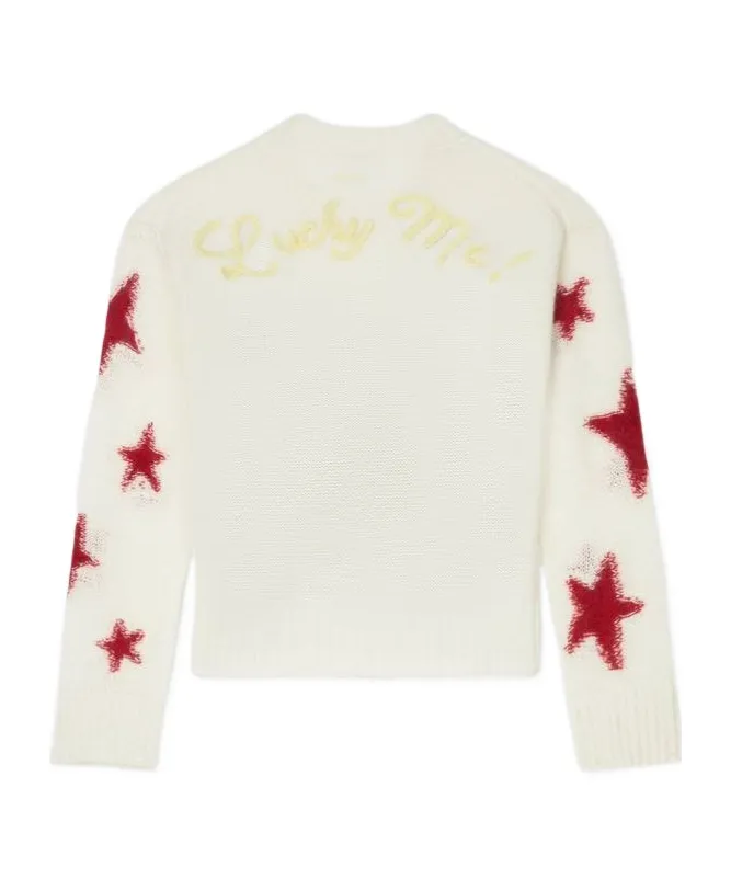 Jumper In Mixed Hairy Wool Alpaca Kenzo Cartoon