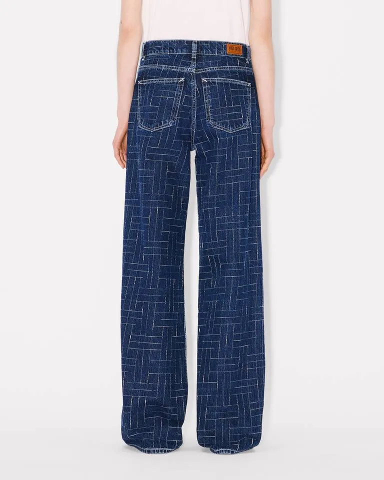 Ayame Wide Pants In Japanese Denim