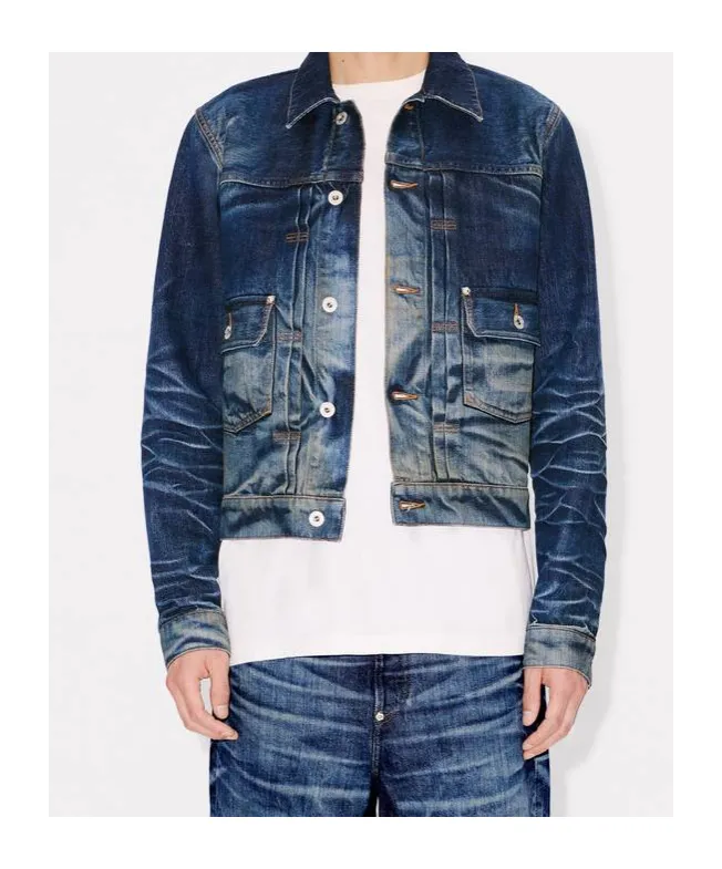 Logo Patch Denim Jacket