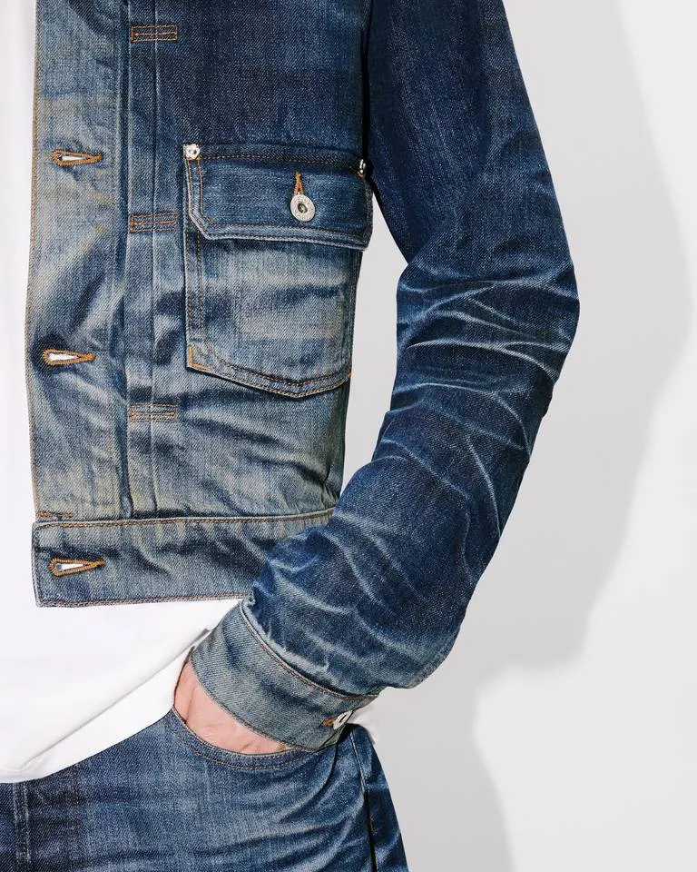 Logo Patch Denim Jacket