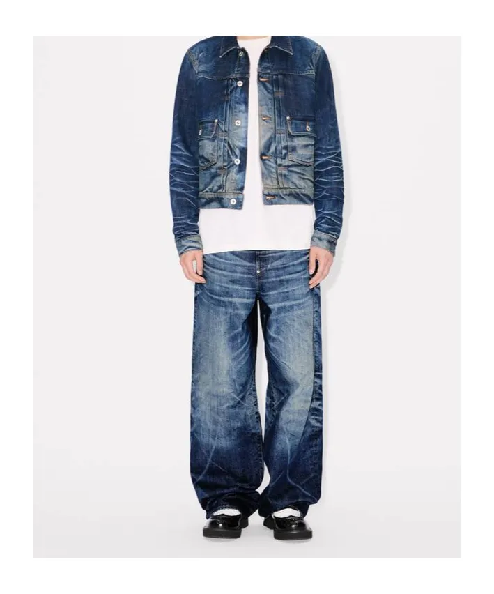 Logo Patch Denim Jacket