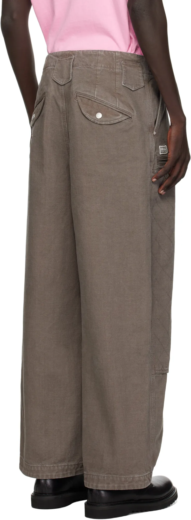 Wide-Leg Casual Pants