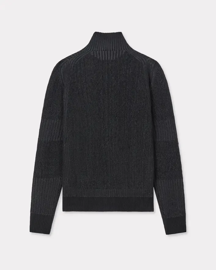 Embroidered Zipped Cardigan Boke Flower 2.0