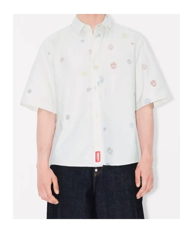Embroidered Short Sleeve Shirt Kenzo X Futura 2000