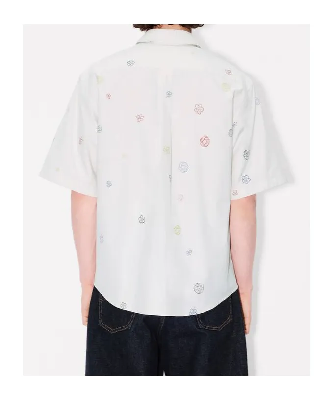 Embroidered Short Sleeve Shirt Kenzo X Futura 2000