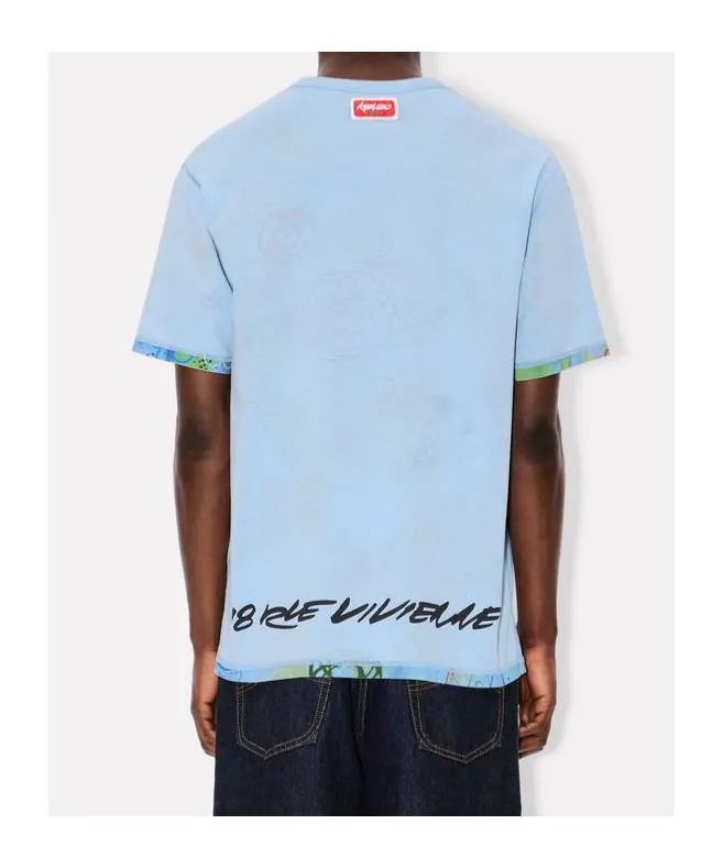 Logo Printed Reversible Crewneck T-Shirt