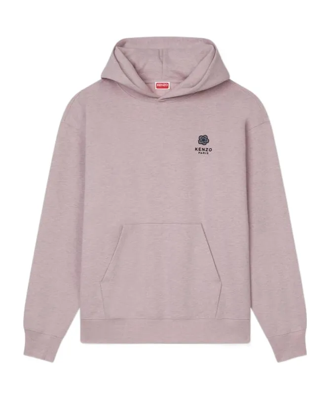 Embroidered Oversized Hoodie Boke Flower