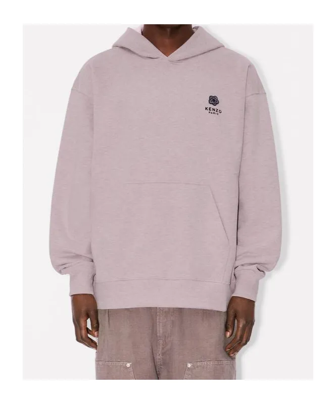 Embroidered Oversized Hoodie Boke Flower