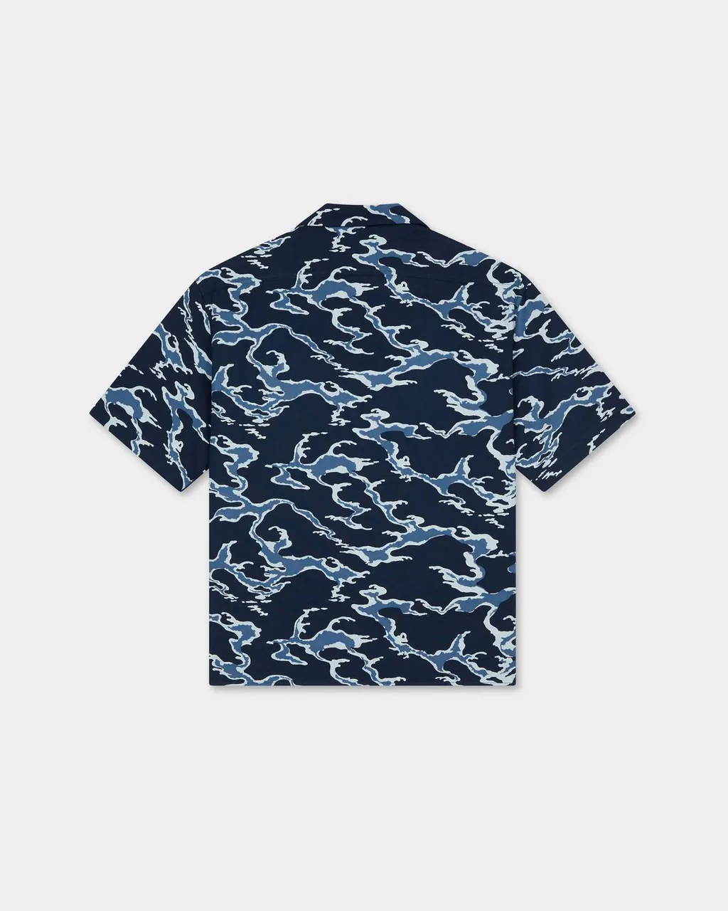 Hawaiian Short Sleeve Shirt Kenzo Ocean Camo