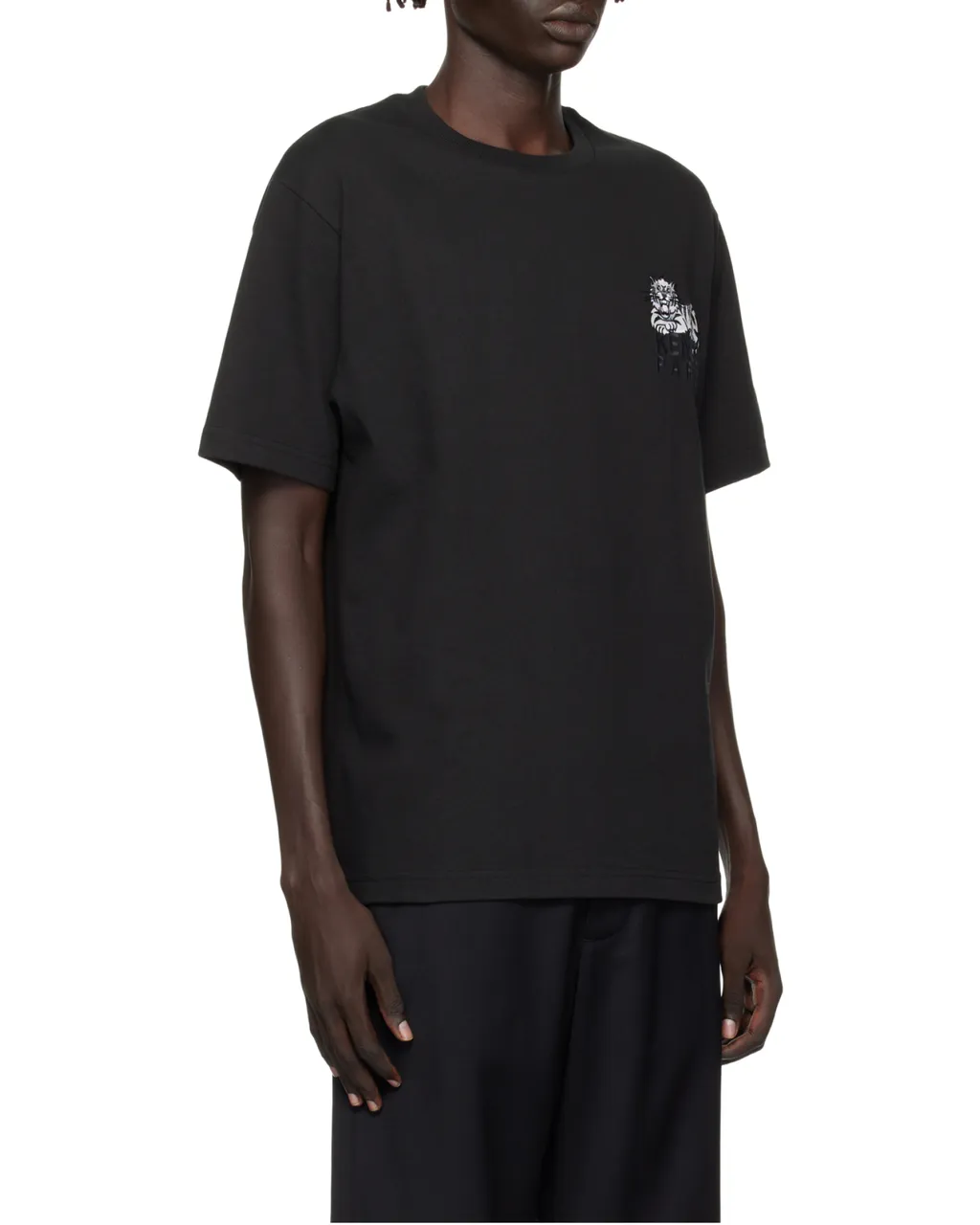 Happy Tiger Embroidered T-Shirt