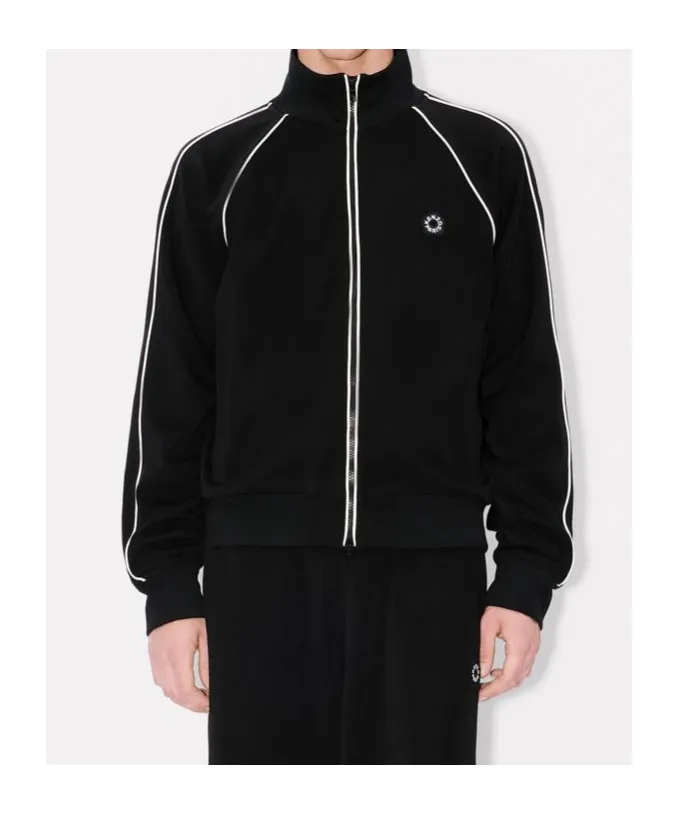 Logo Patch Zipped Sweatshirt