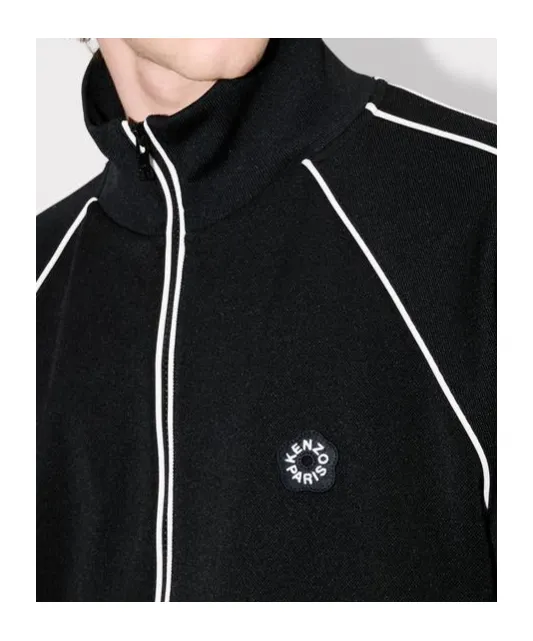 Logo Patch Zipped Sweatshirt