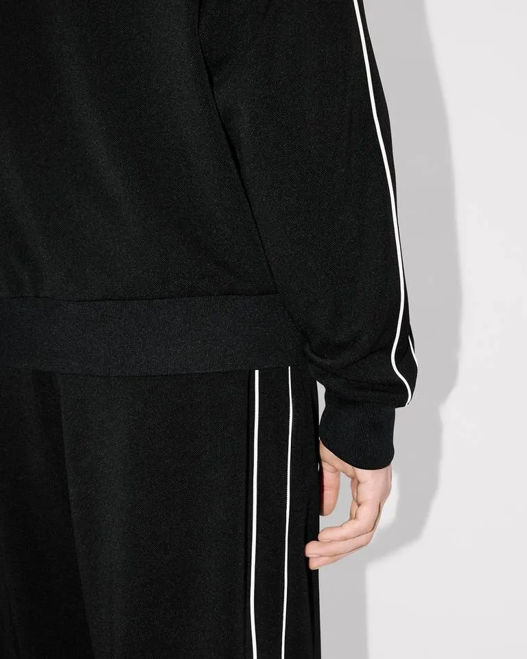 Logo Patch Zipped Sweatshirt