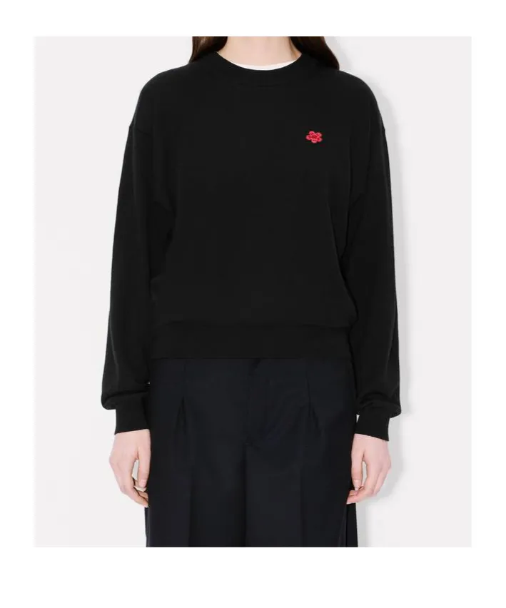 Boke Flower' Embroidered Jumper In Merino Wool