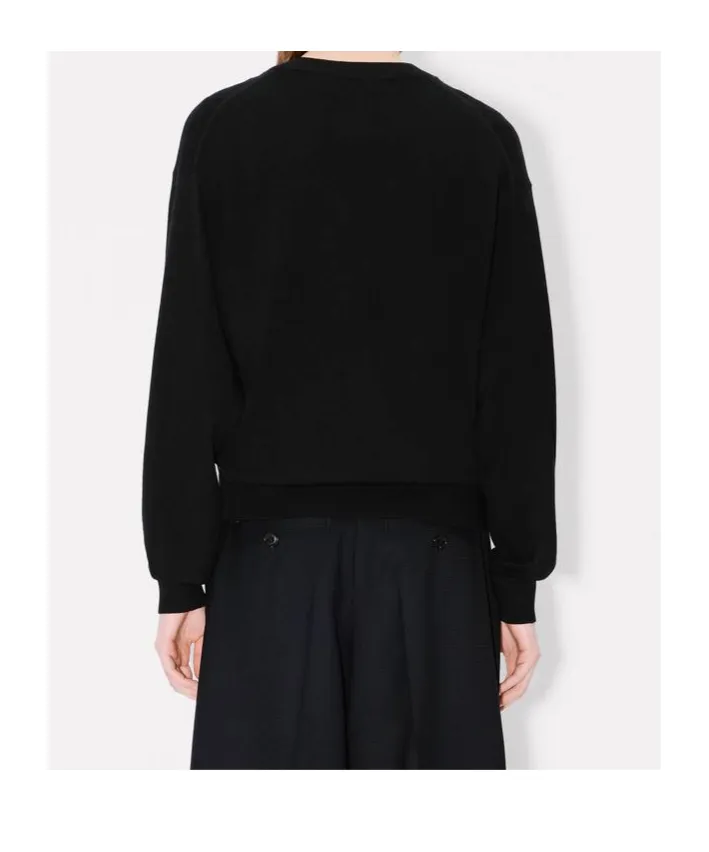 Boke Flower' Embroidered Jumper In Merino Wool