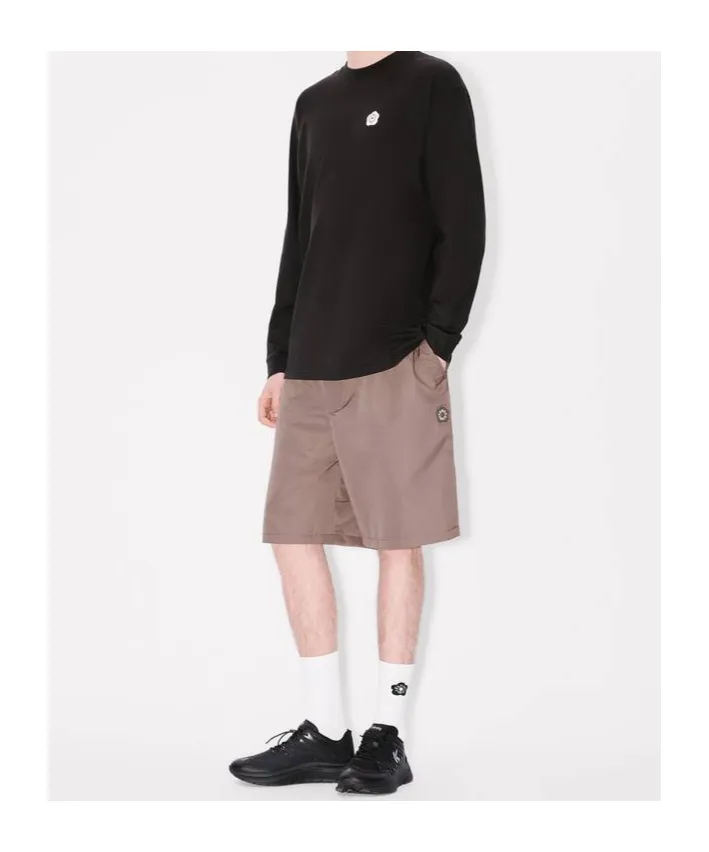 Shorts In Technical Cotton Boke Flower 2.0