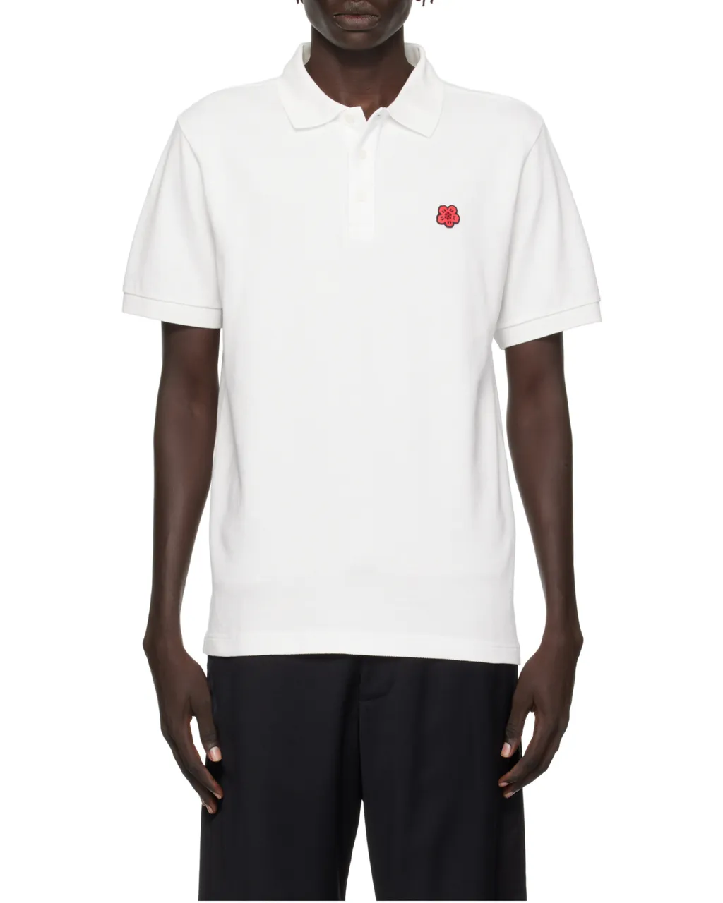 Logo Patch Short-Sleeve Polo Shirt