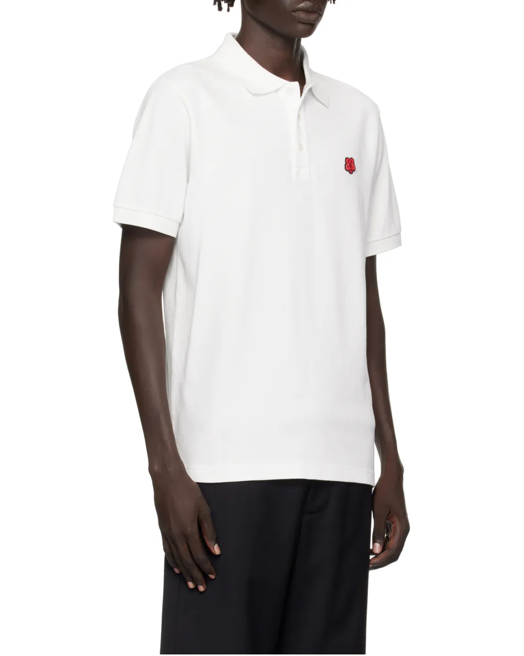 Logo Patch Short-Sleeve Polo Shirt