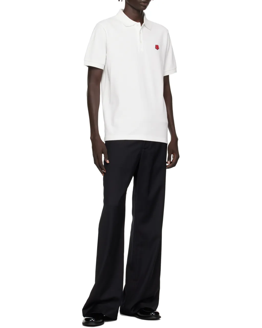 Logo Patch Short-Sleeve Polo Shirt