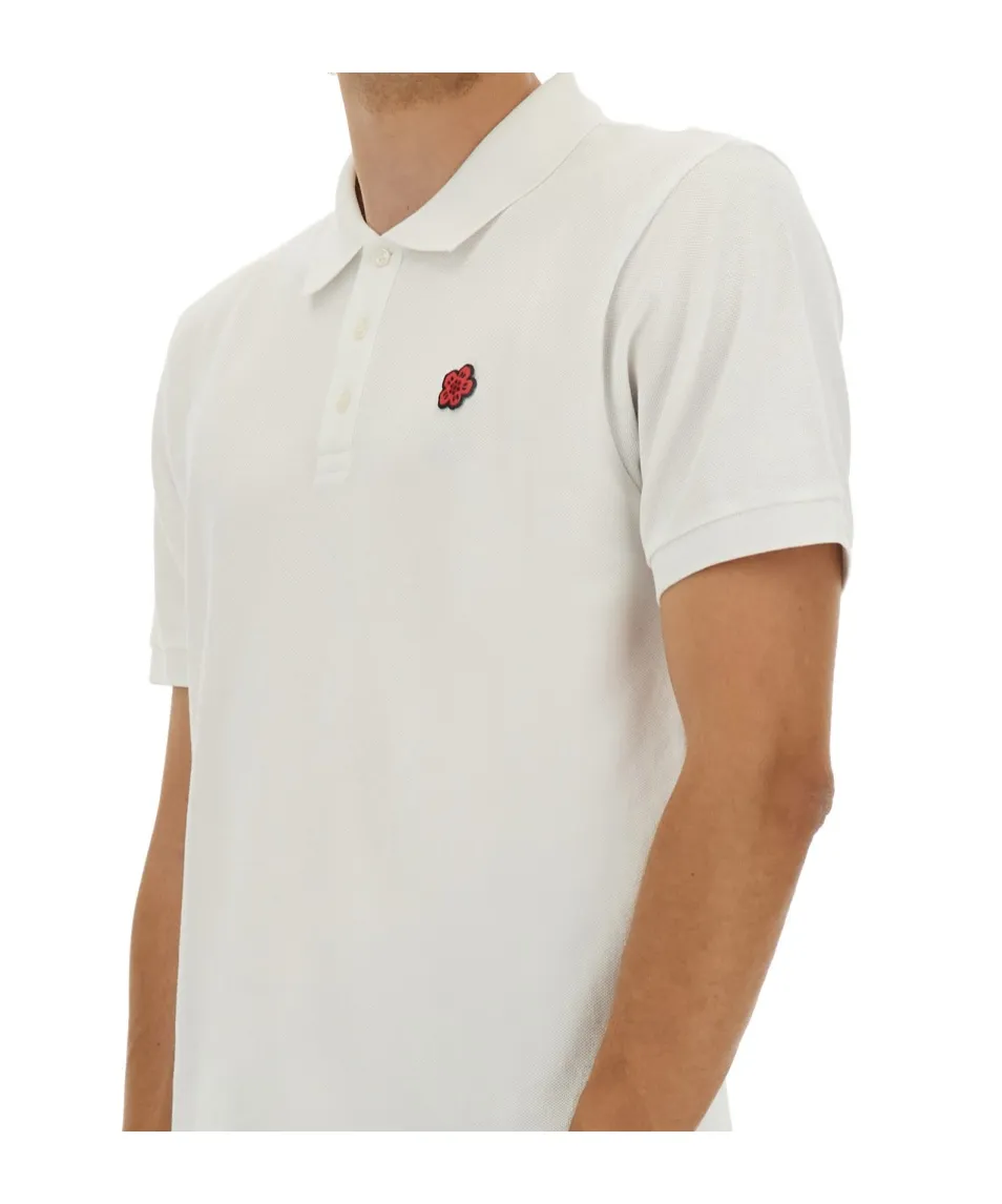 Logo Patch Short-Sleeve Polo Shirt