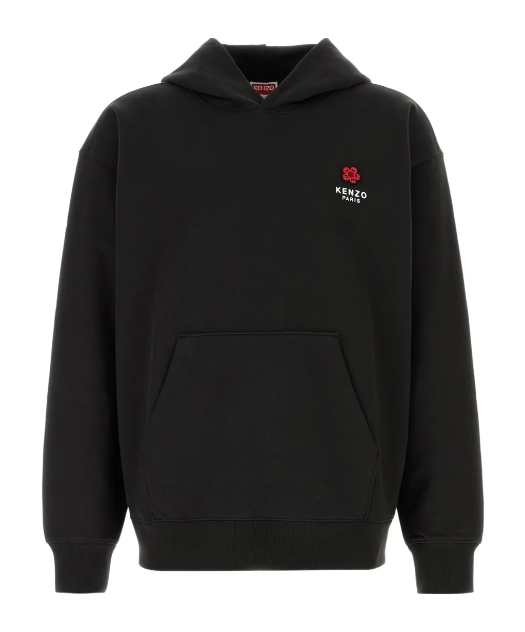 Logo Embroidered Hooded Sweatshirt