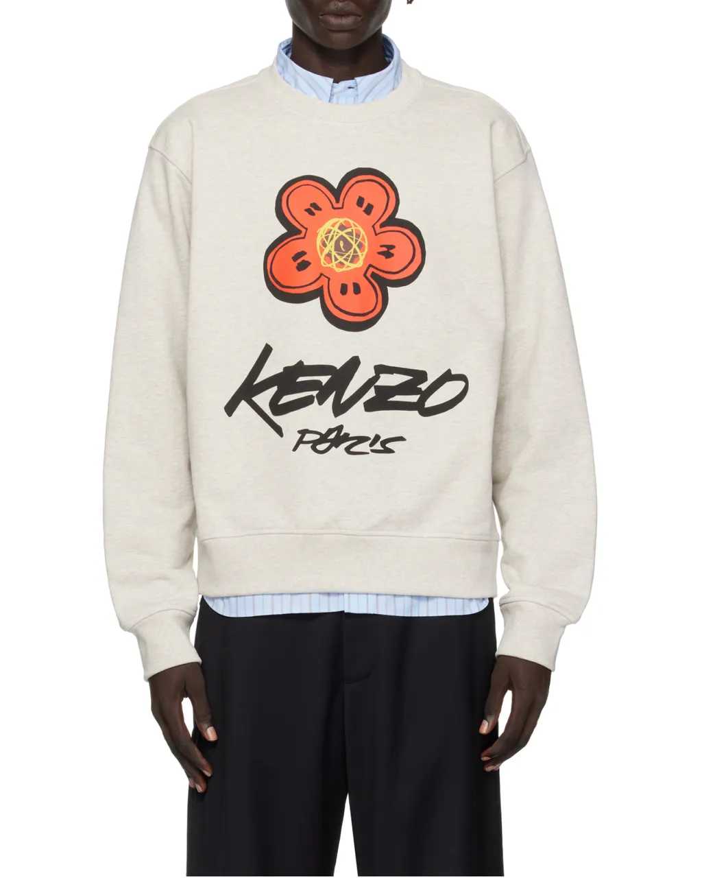 Boke Floral Printed Crewneck Sweatshirt