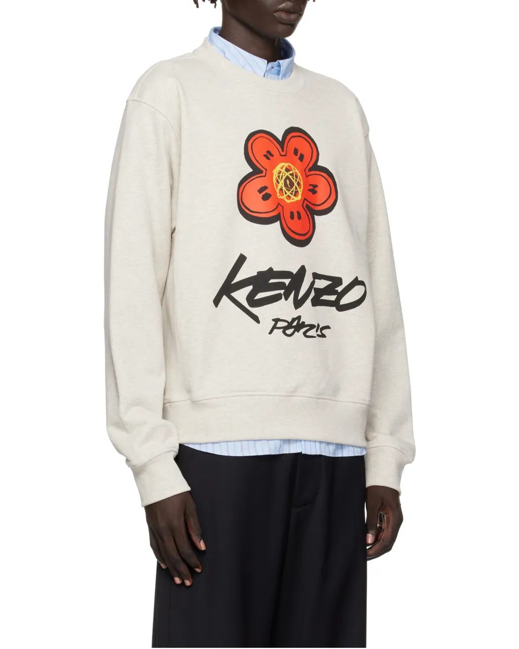 Boke Floral Printed Crewneck Sweatshirt
