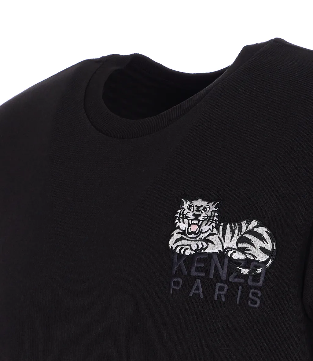 Logo Embroidered Crewneck T-Shirt