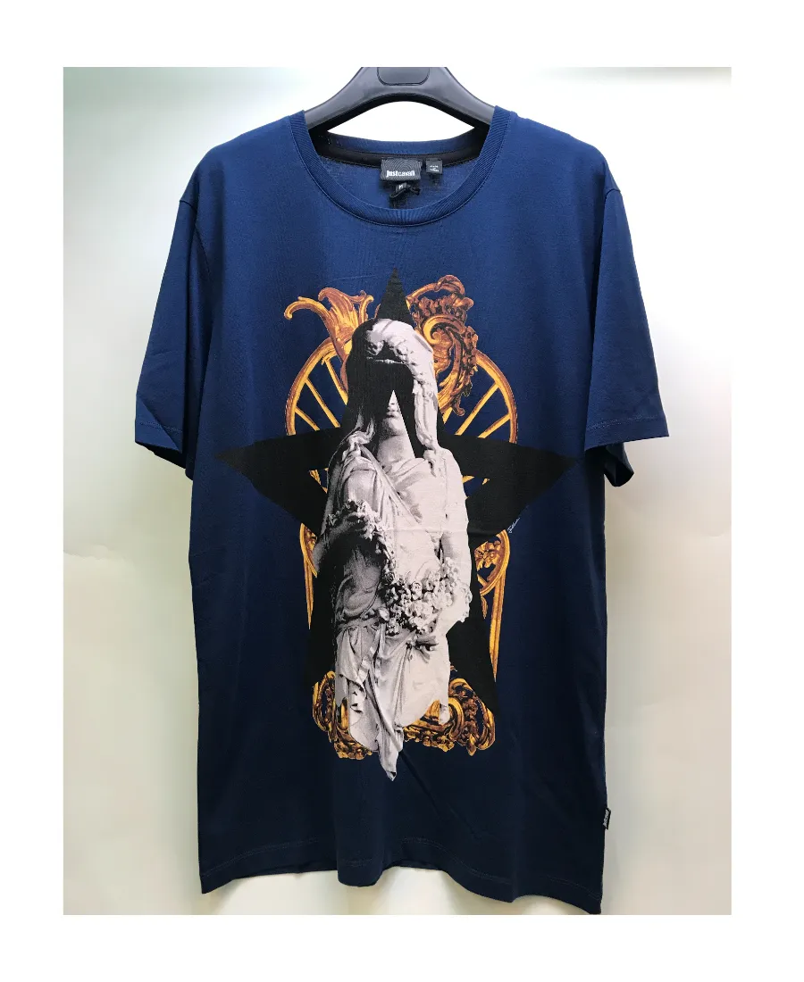 Printed Round-Necked T-Shirt