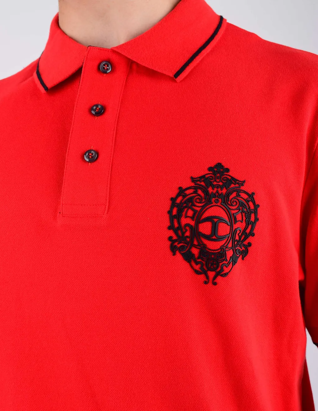 Stretch Knitted Polo Shirt