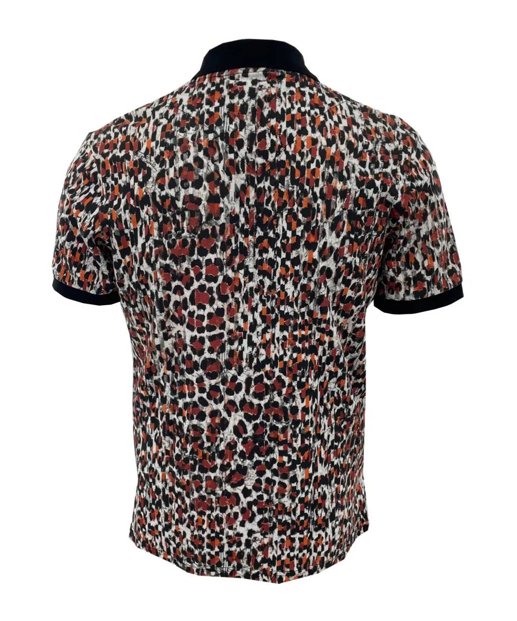 Pull-Down Short-Sleeved Polo Shirt