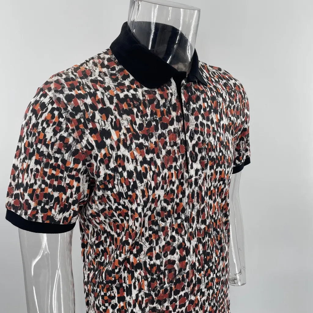Pull-Down Short-Sleeved Polo Shirt