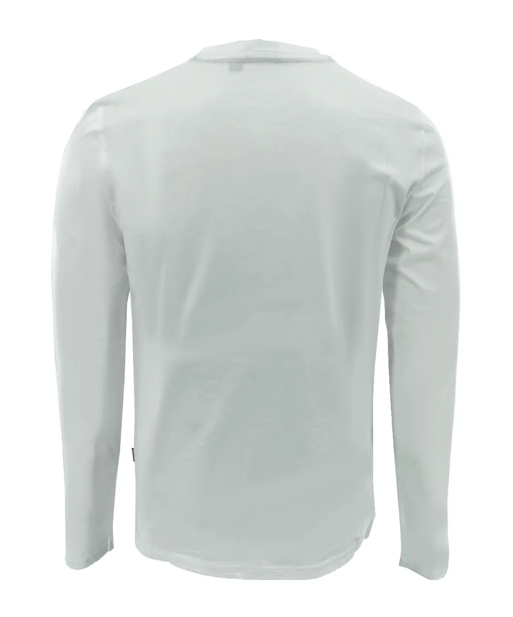 Pattern Printed Long-Sleeved T-Shirt