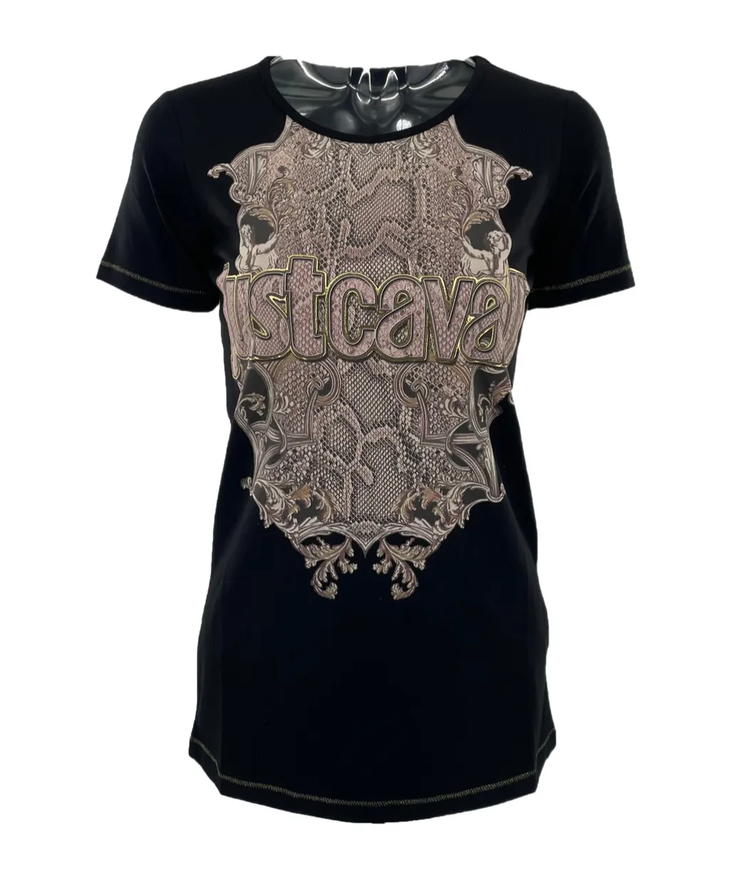 Logo Letter Round Neck T-Shirt