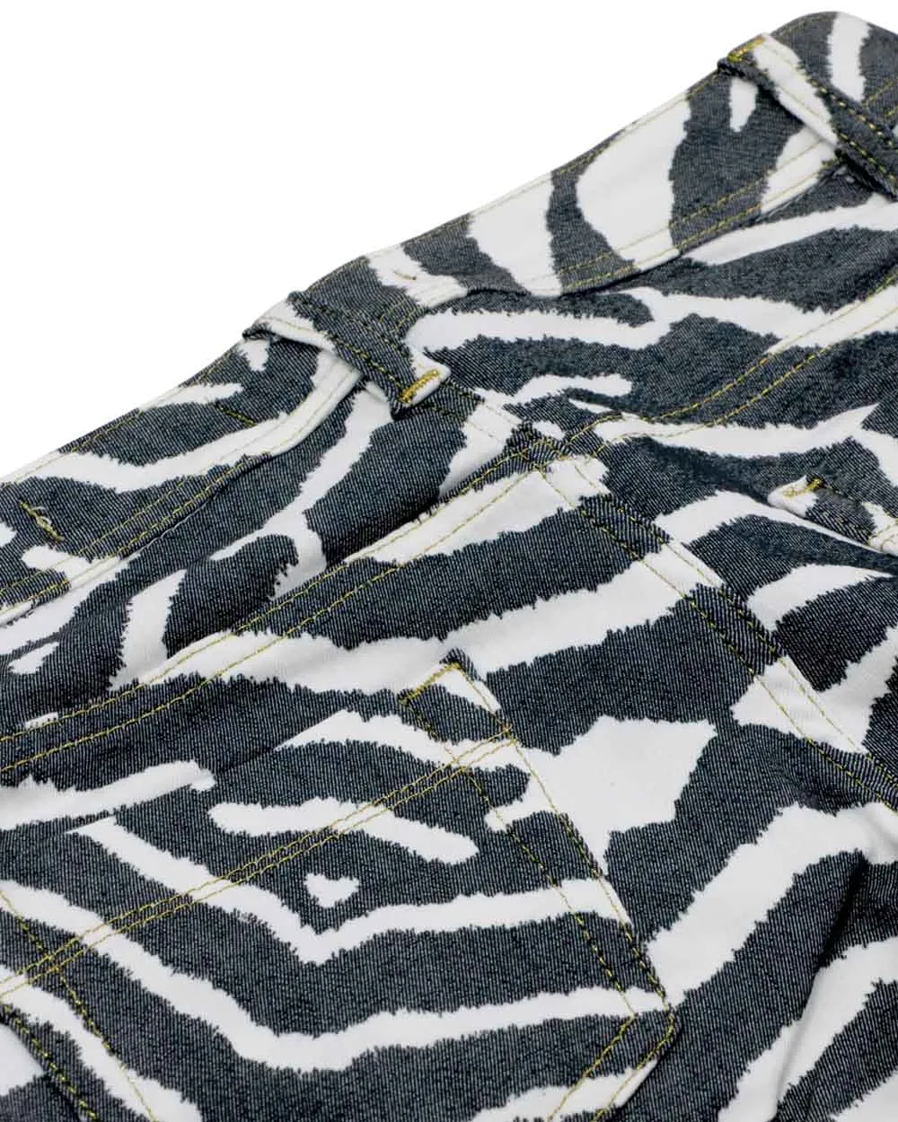 Zebra Printed Jeans
