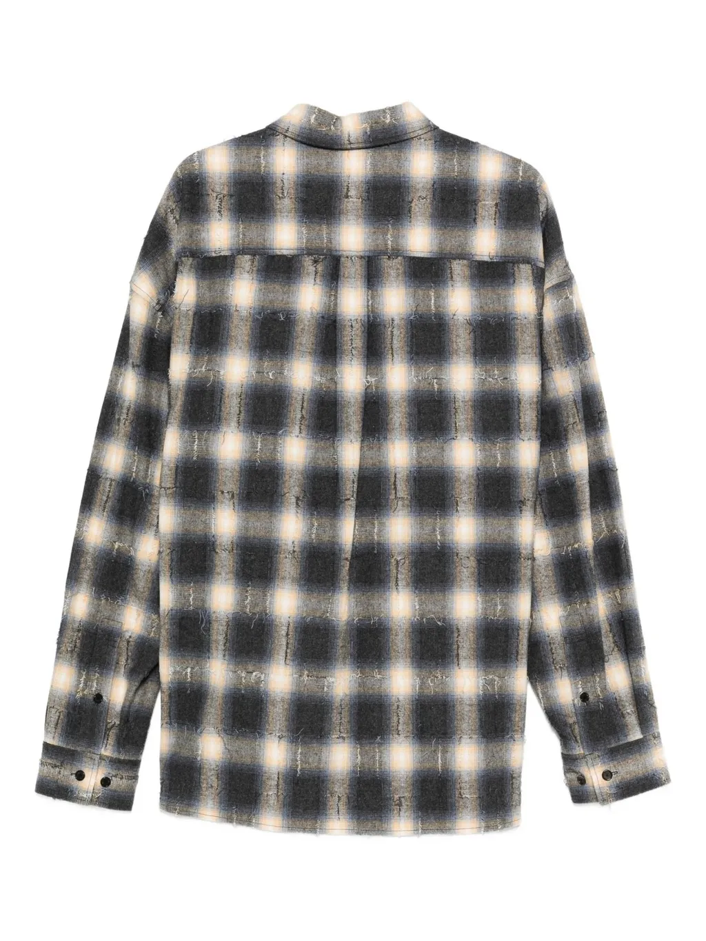 Check Motif Relaxed Shirt