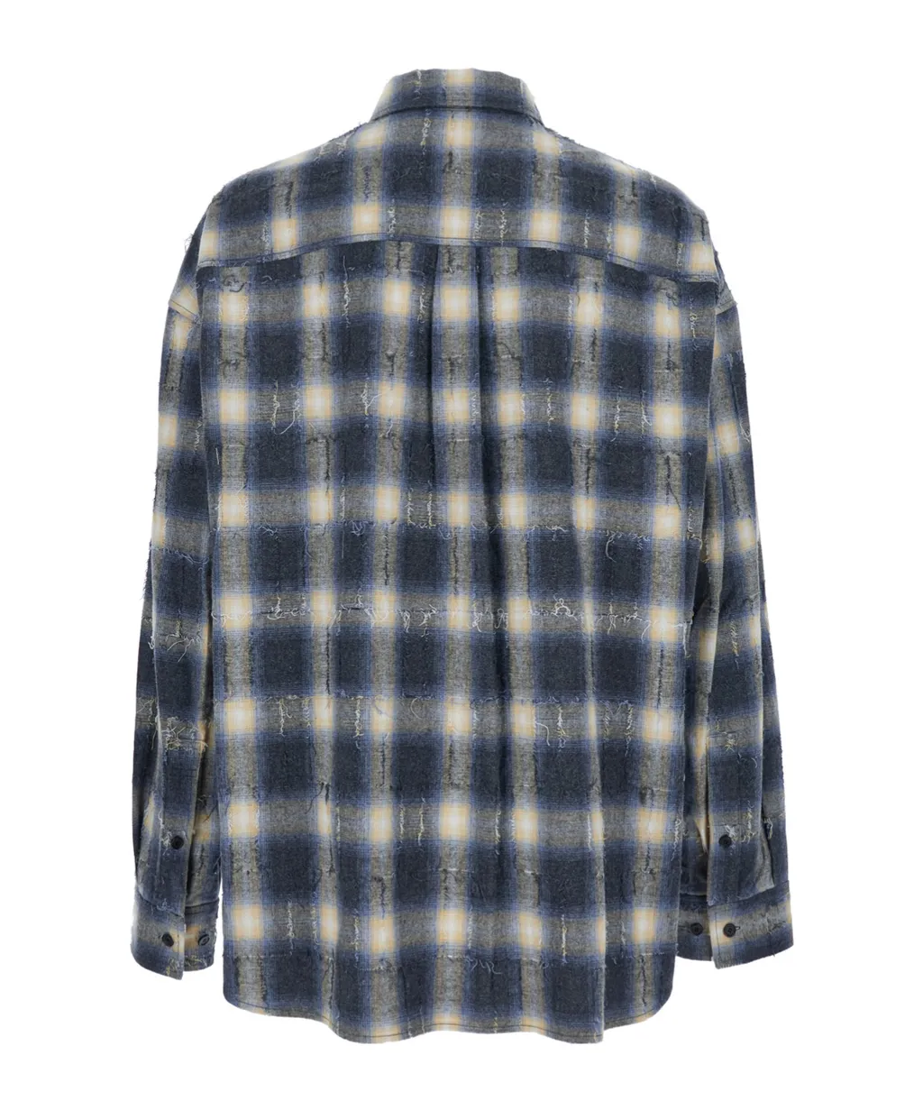Plaid Long-Sleeved Shirt