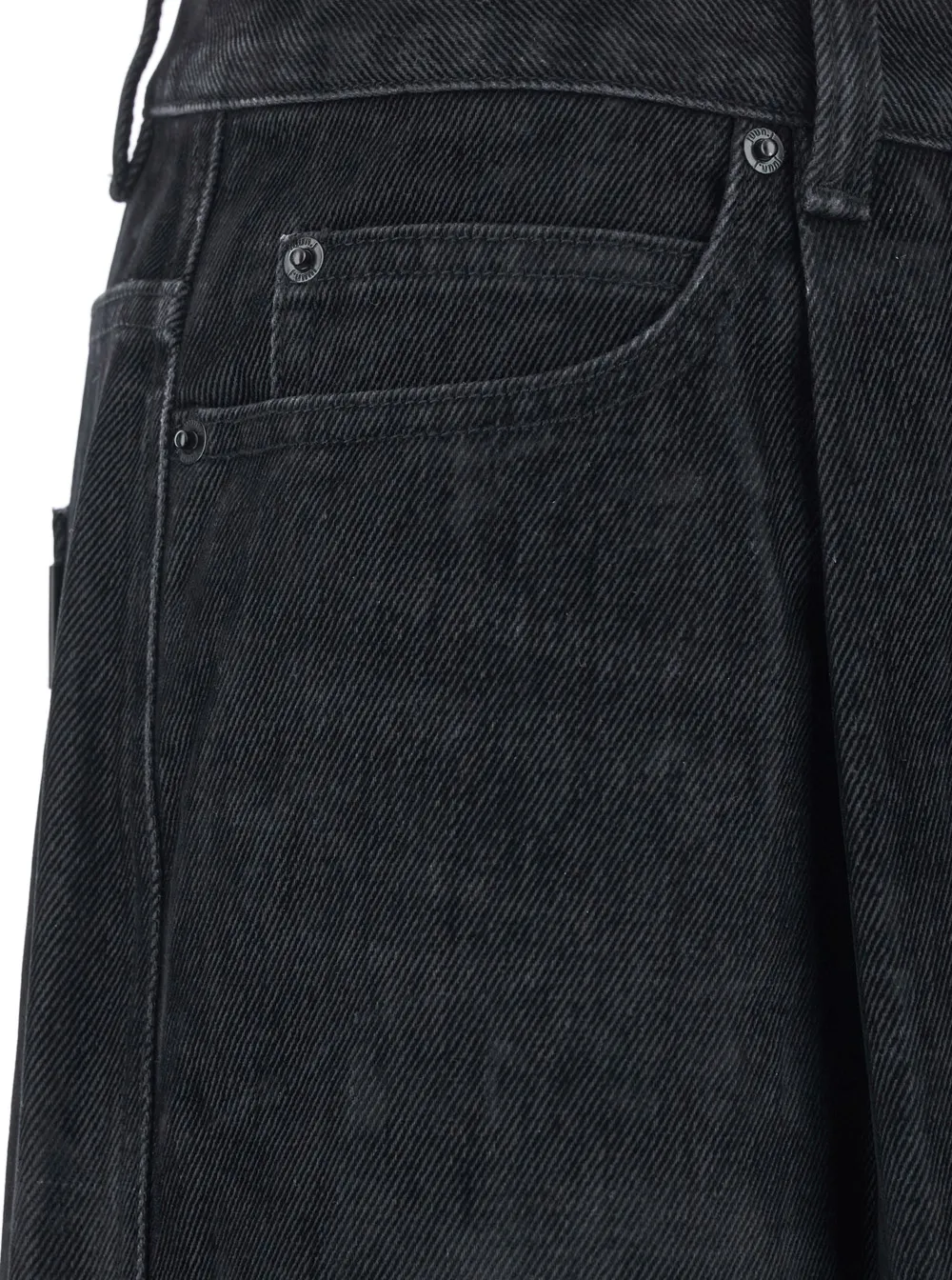 Denim Trousers With Belt Loops