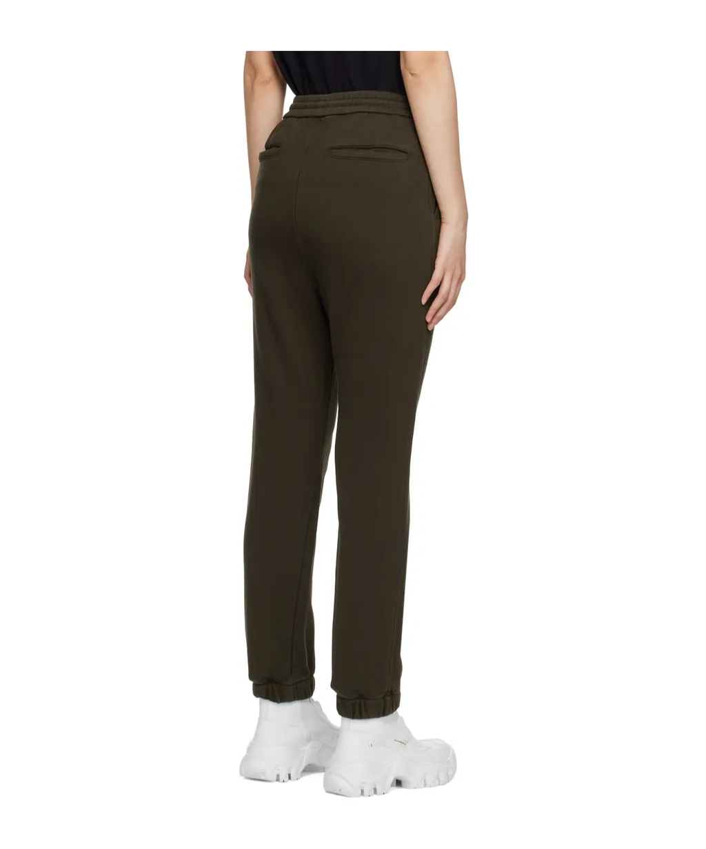 Elasticated-Waist Cotton Track Pants