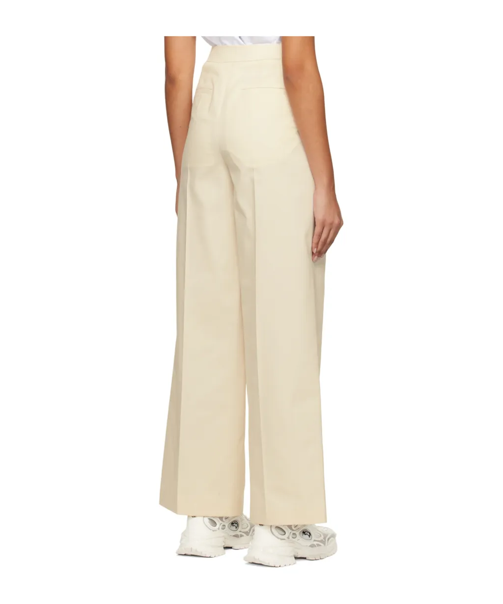 Diagonal Plaid Pleated Casual Pants