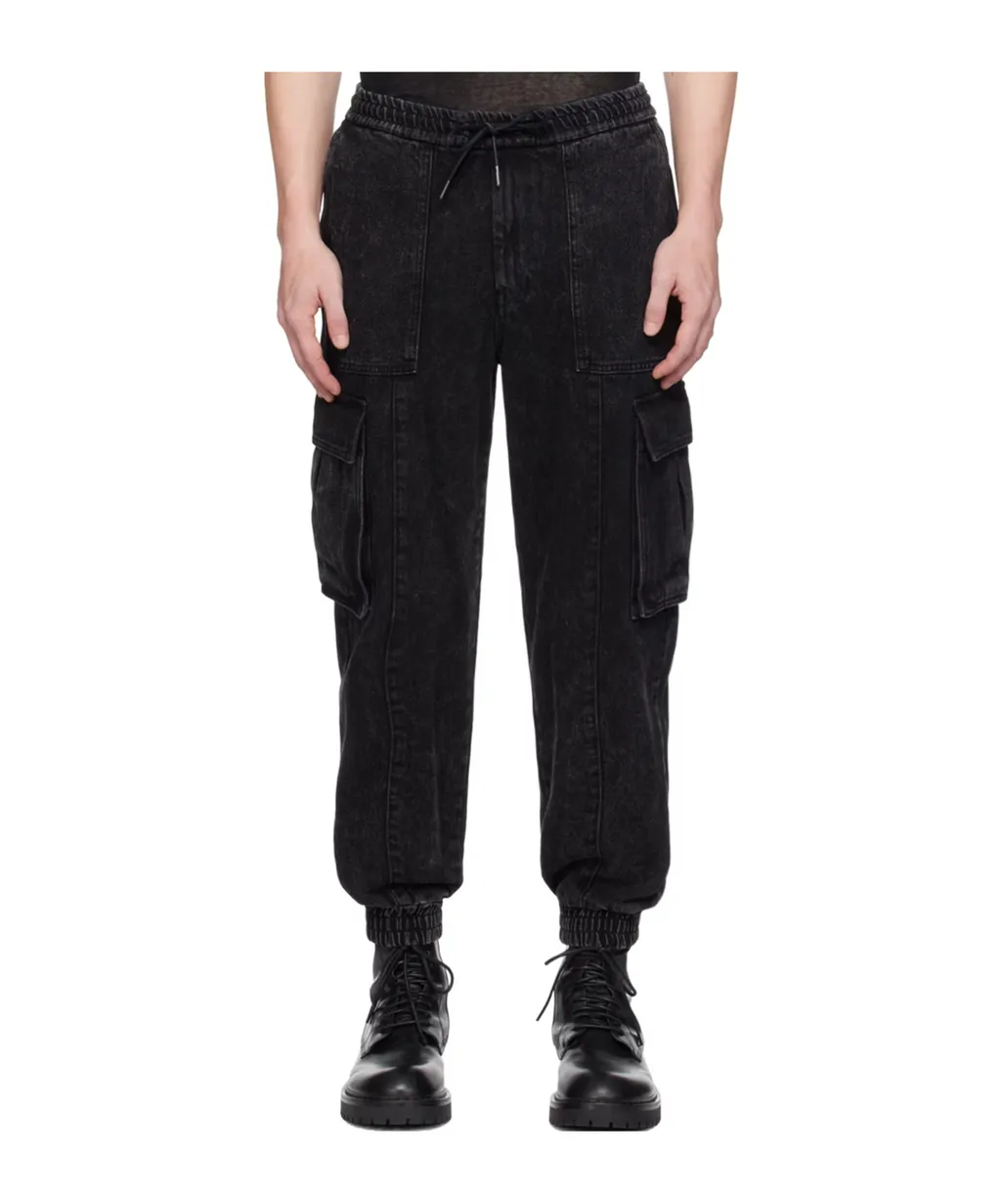 Faded Workwear Denim Trousers