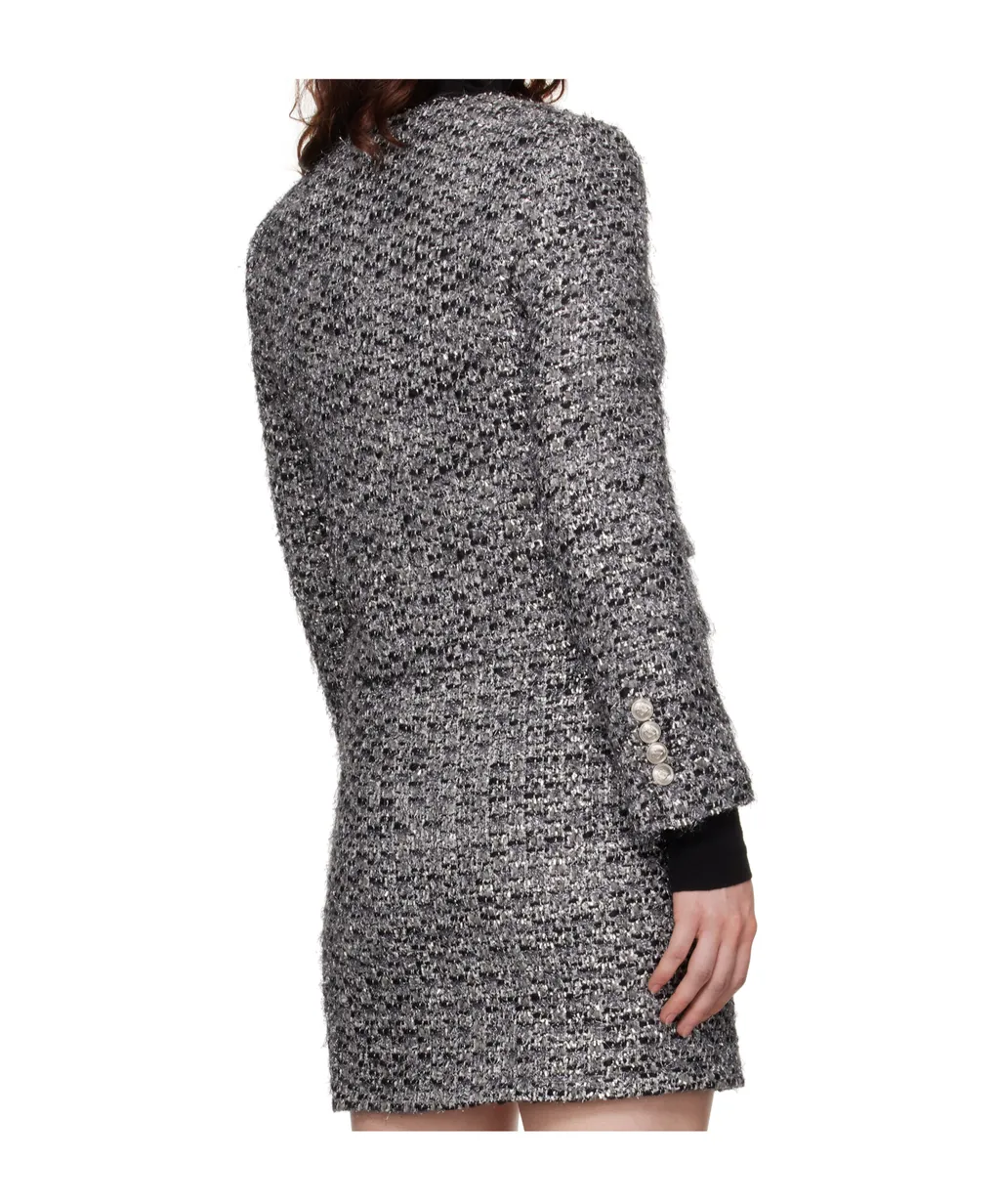 Round-Neck Cropped Jacket