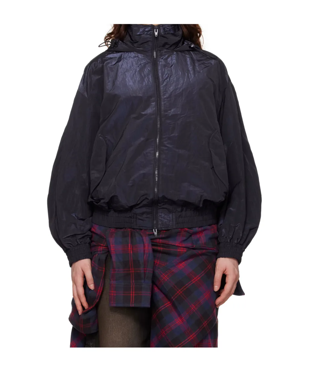 Crinkled Trainer Jacket