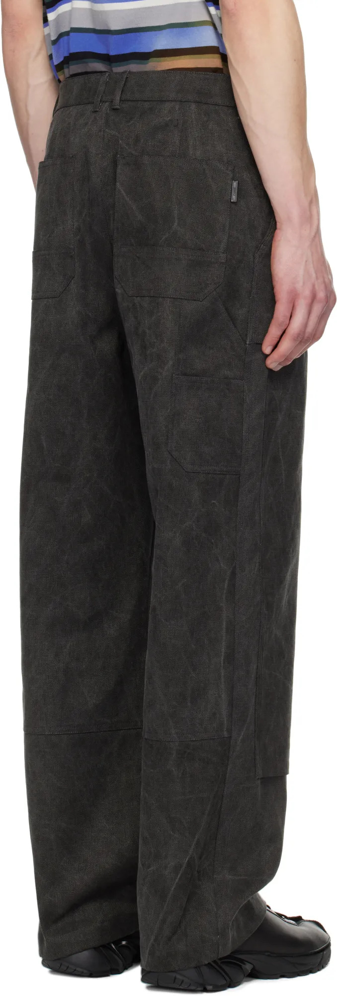 Washed Cotton Work Trousers