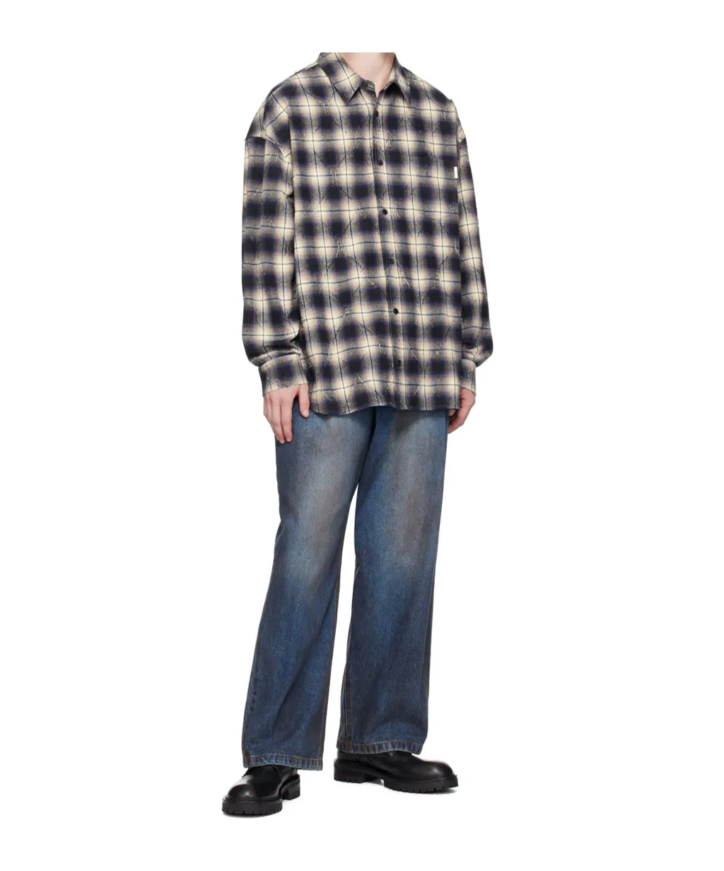 Wide-Leg Asymmetrical Jeans