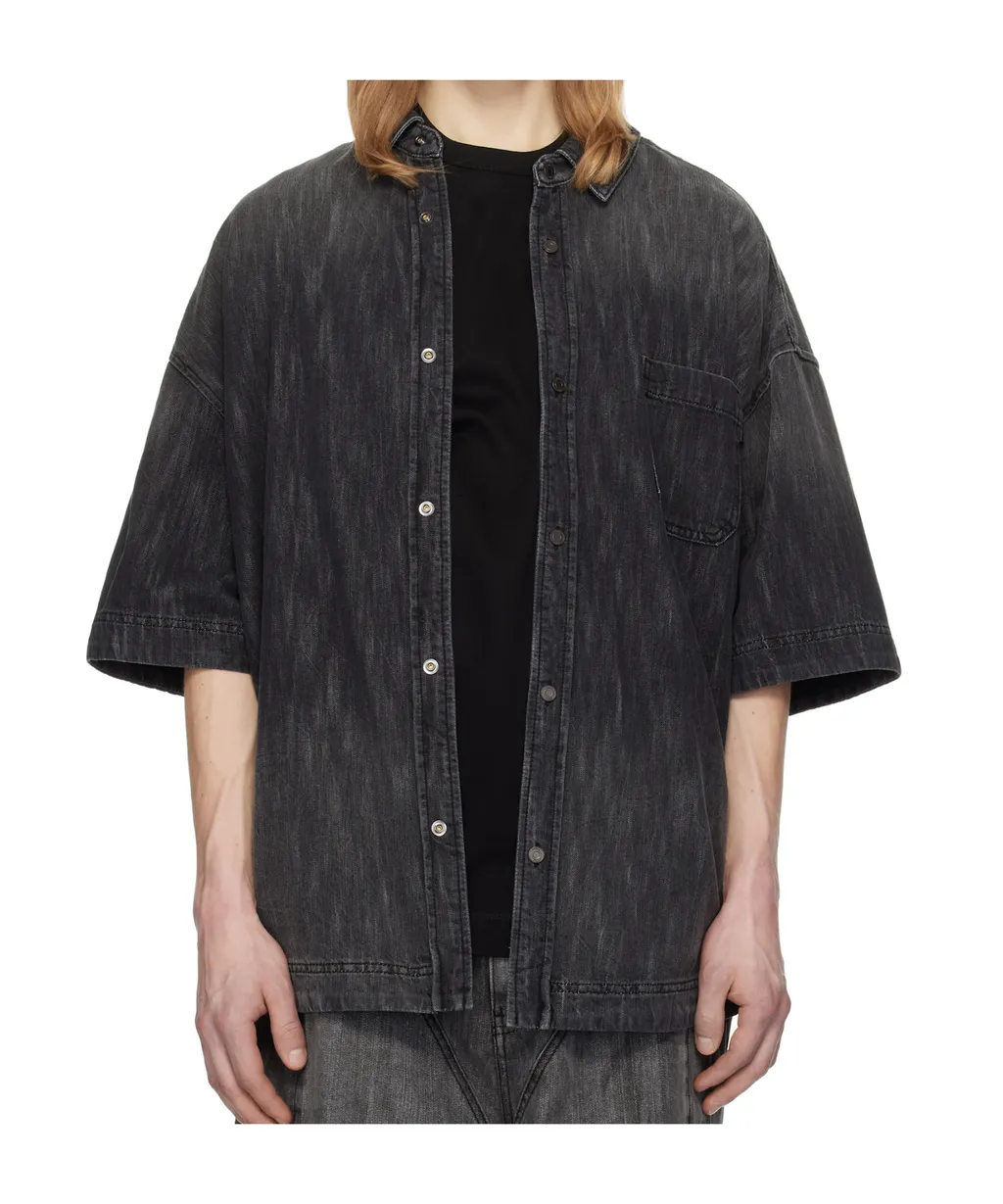 Short Sleeve Denim Shirt