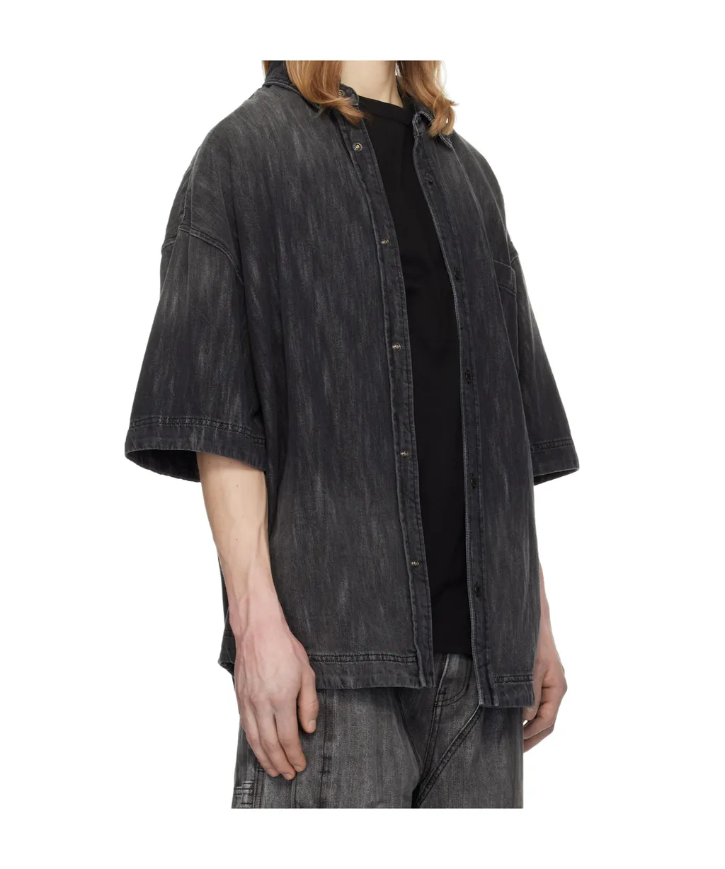 Short Sleeve Denim Shirt