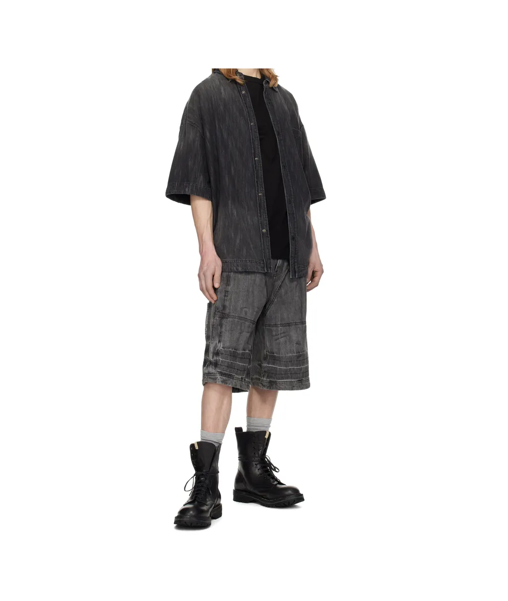 Short Sleeve Denim Shirt