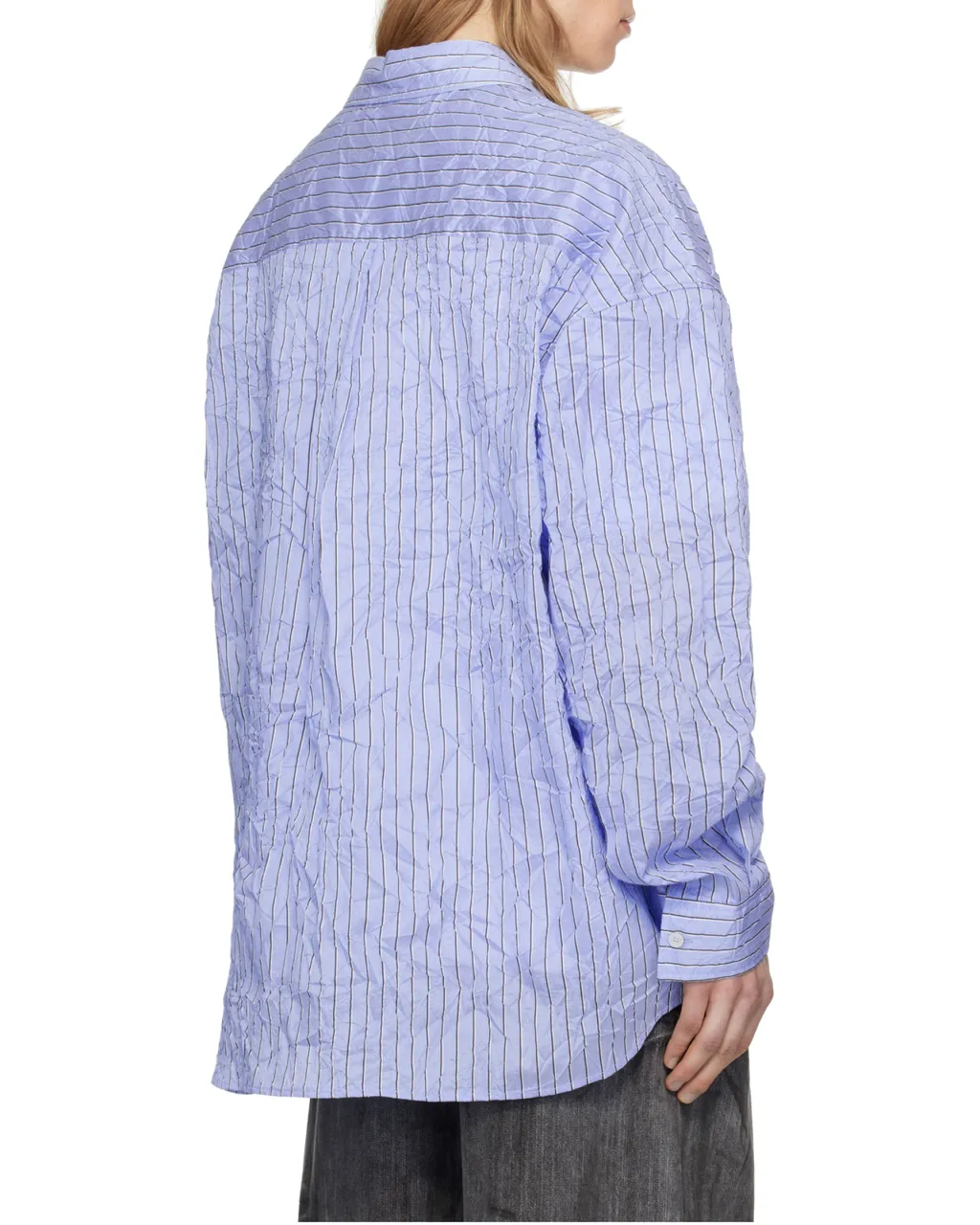 Crinkled Stripe Shirt